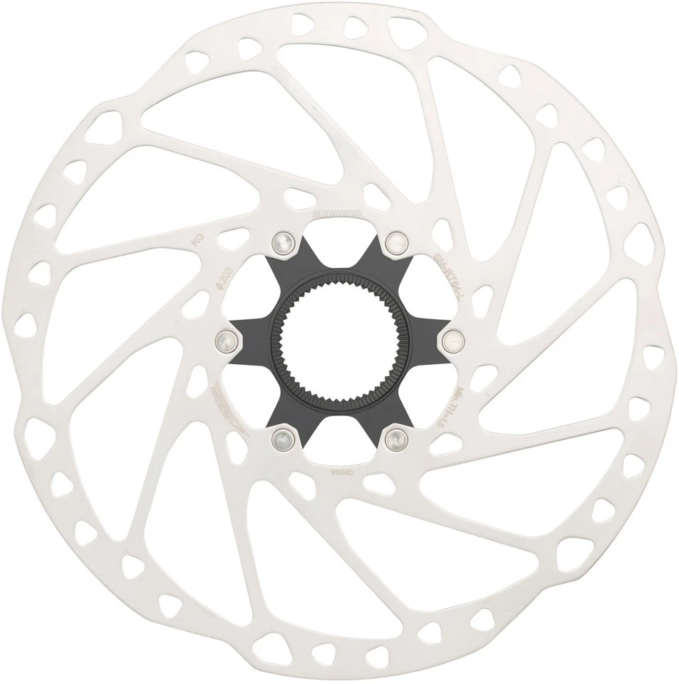 Shimano Bremsscheibe SM-RT64 Center Lock Für Deore Mit Innenverzahnung 6 Shimano Bremsscheibe SM-RT64 Center Lock Für Deore Mit Innenverzahnung – Bild 4