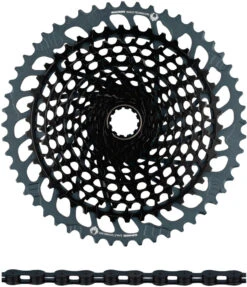 SRAM X01 Eagle XG-1295 Kassette + Eagle Kette 12-fach Verschleißset -Fahrradsportgeschäft 347896