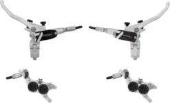 HOPE Tech 4 E4 V+h Set Scheibenbremse Mit Kunststoffleitung -Fahrradsportgeschäft 481827